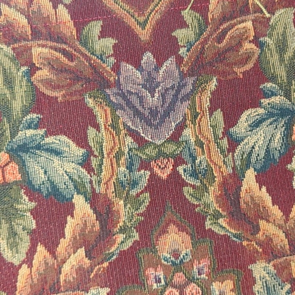 3 Matching Luxury Tapestry Valances Gold Cable Trim & Tassel Vintage 49"x 29.75" - Picture 5 of 7